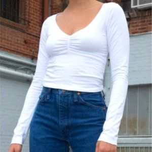 Brandy Melville White Long Sleeve